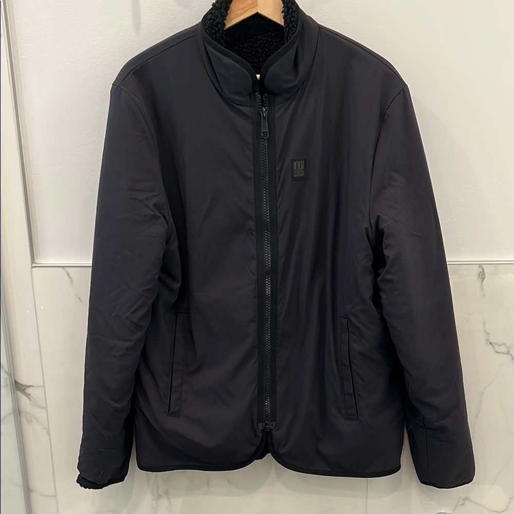 Topo Designs Men’s Men's XL Reversible Black Jacket